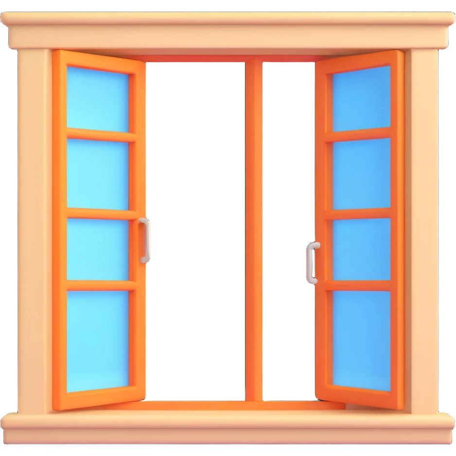 a big window emoji