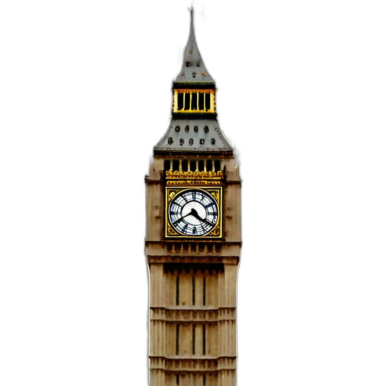 Big ben emoji
