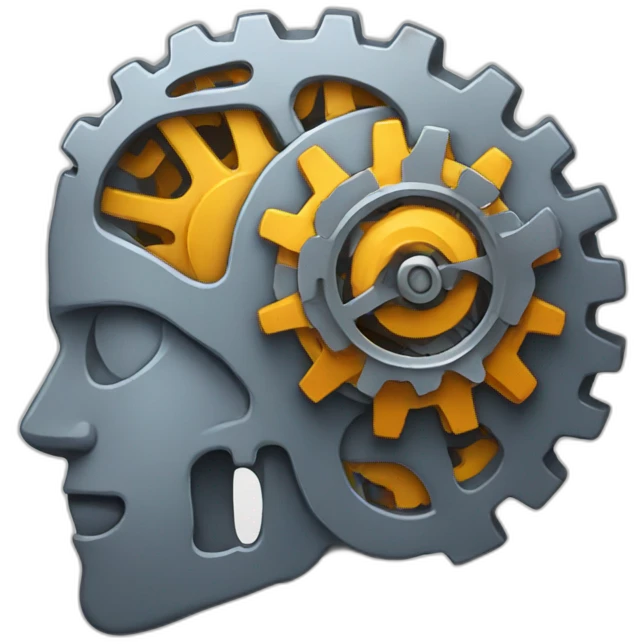 gear like brain emoji