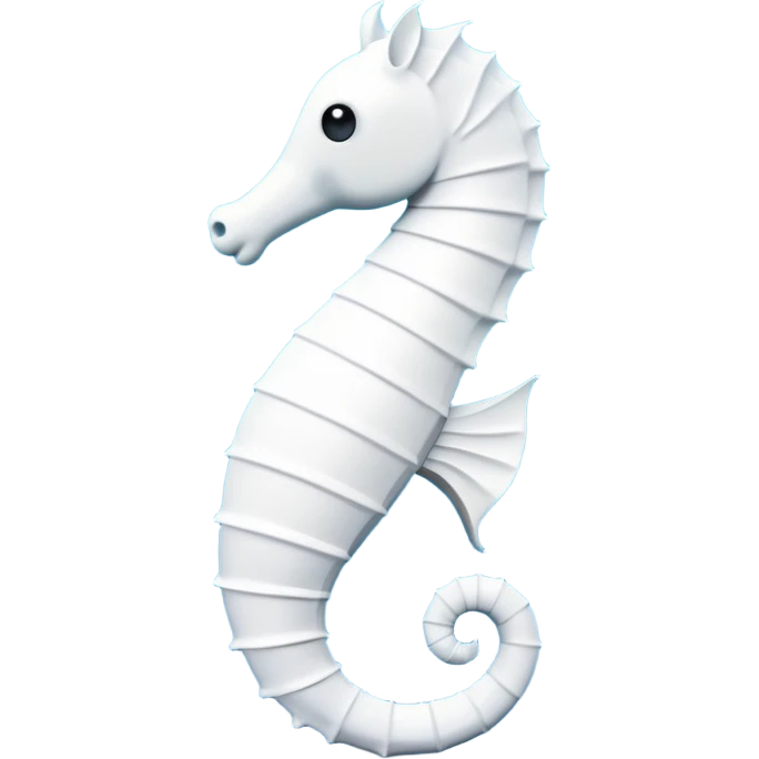 make a minimalist image of a sea horse and make it look like a J emoji