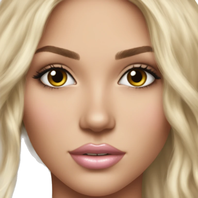 Caucasian Hot Brume Victoria secret beautiful realistic emoji