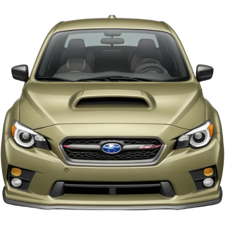 khaki grey Subaru sti emoji