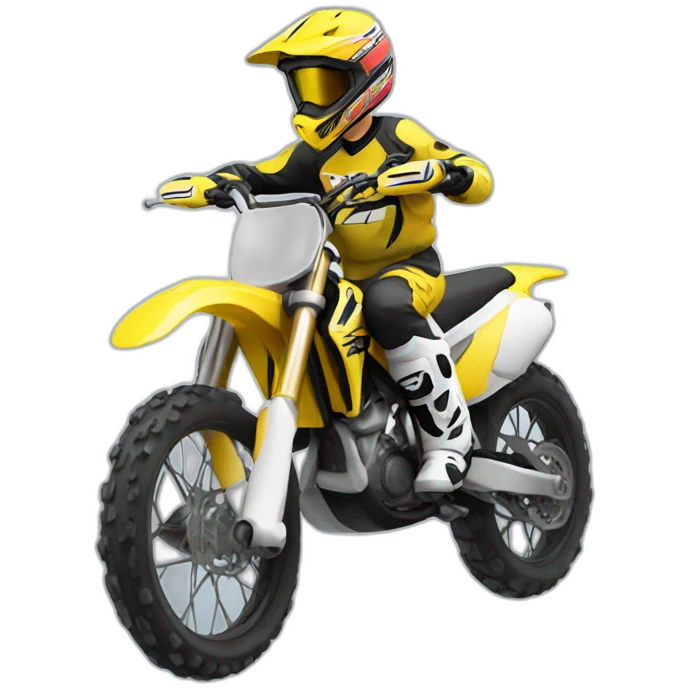Motocross emoji