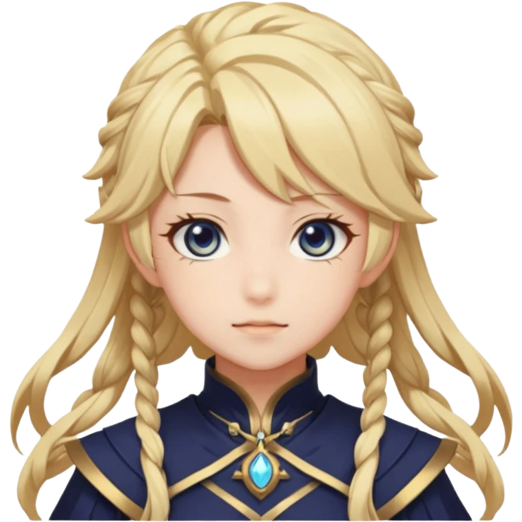Lumine from Genshin Impact in Hoyoverse Anime Style  emoji
