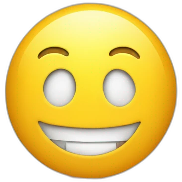 Smiley mit Jogins in der Hand emoji