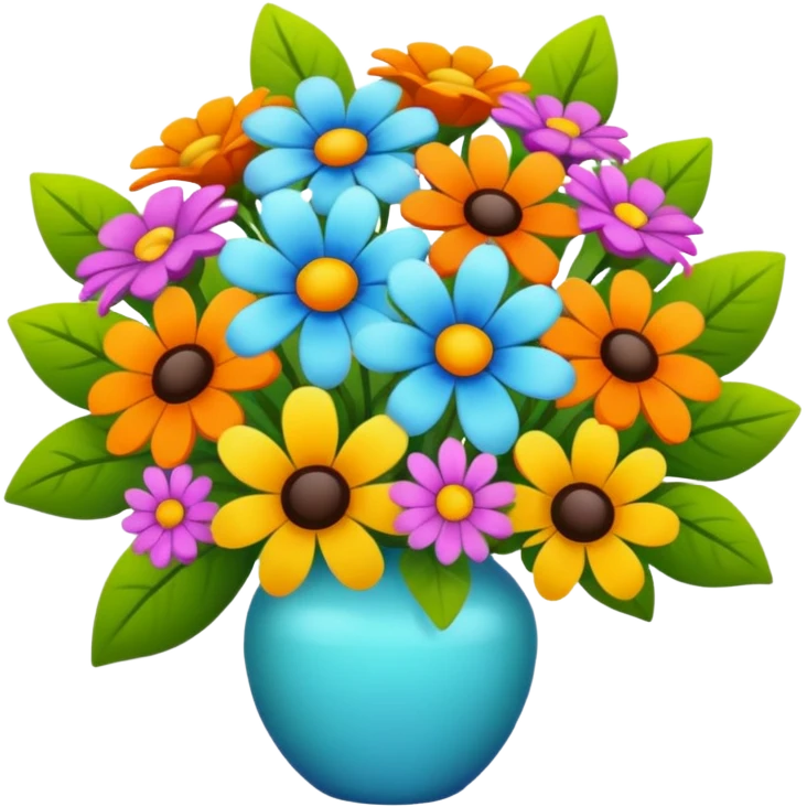 fleurs en bouquet emoji
