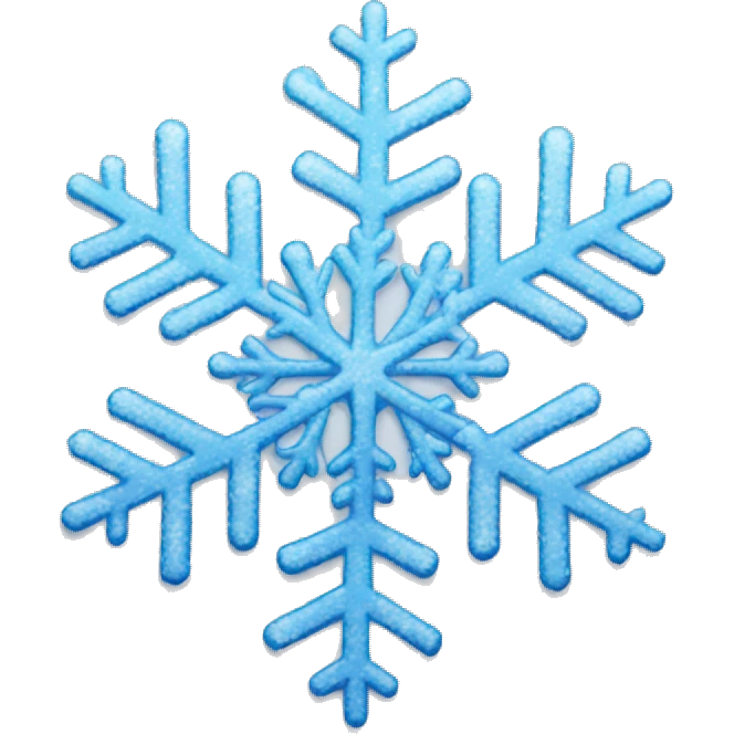 Snowflakes emoji