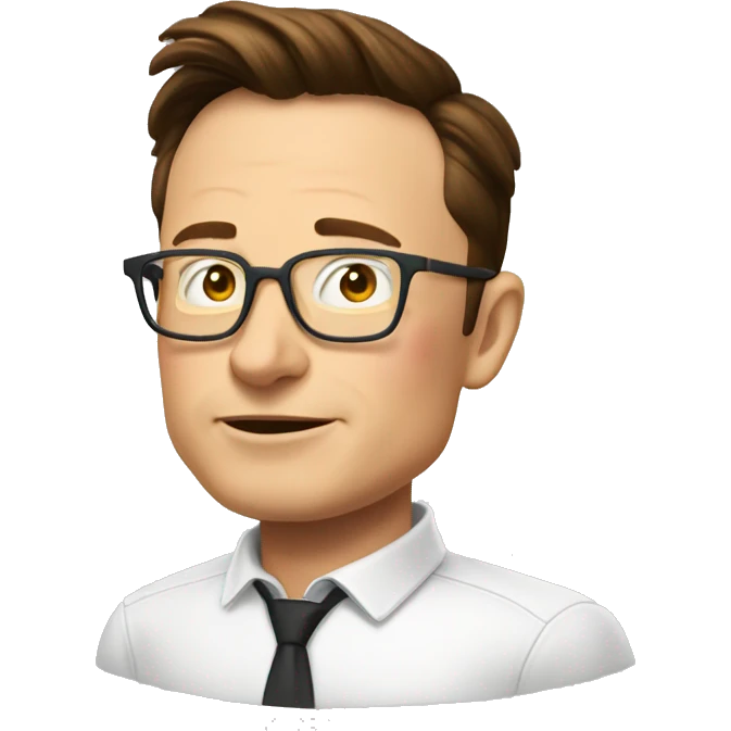 Elon musk nerd point emoji