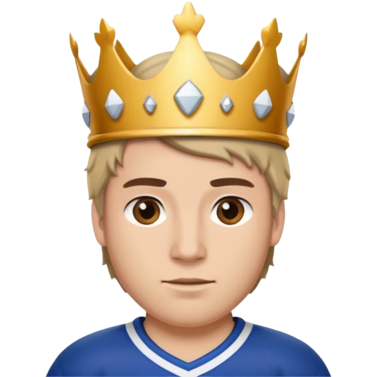 King Hockey player emoji