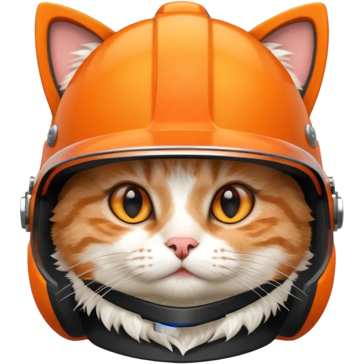 Котик в шлеме  emoji