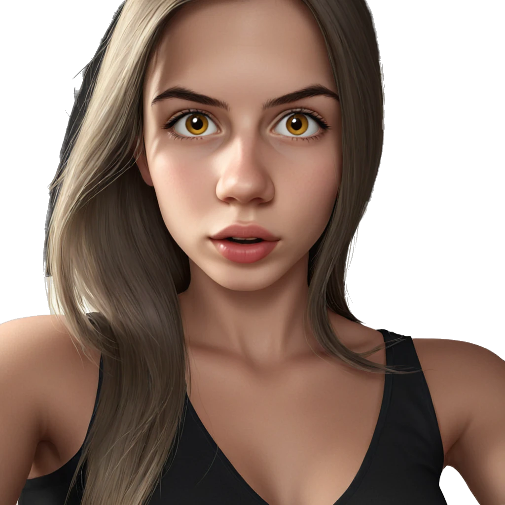 realistic portrait of a girl emoji