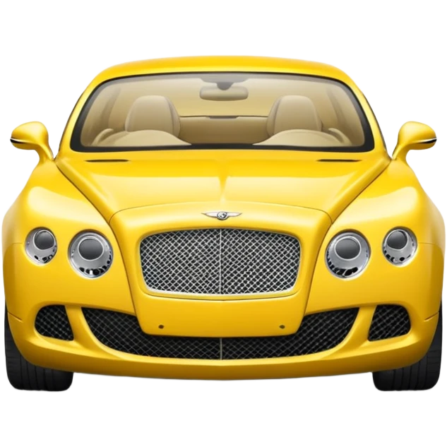 Yellow Bentley emoji