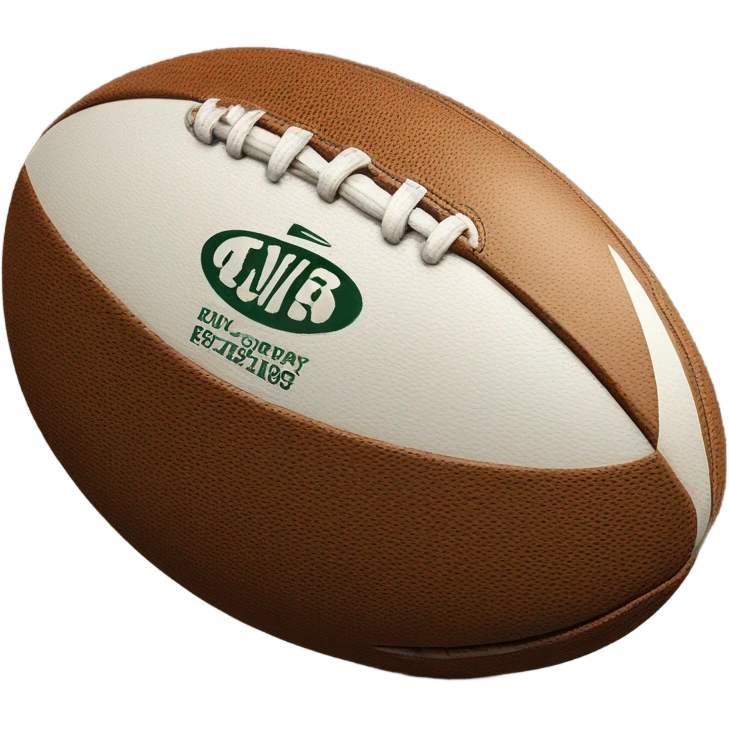 rugby ball emoji