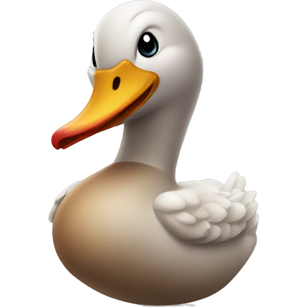 Pato mandando un beso emoji
