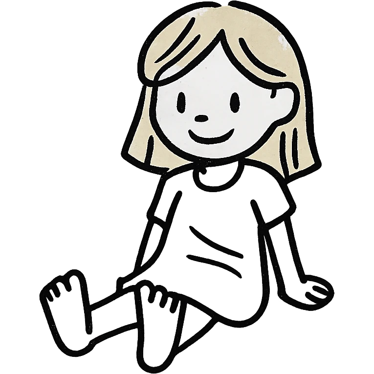 Blonde girl in pose feet emoji