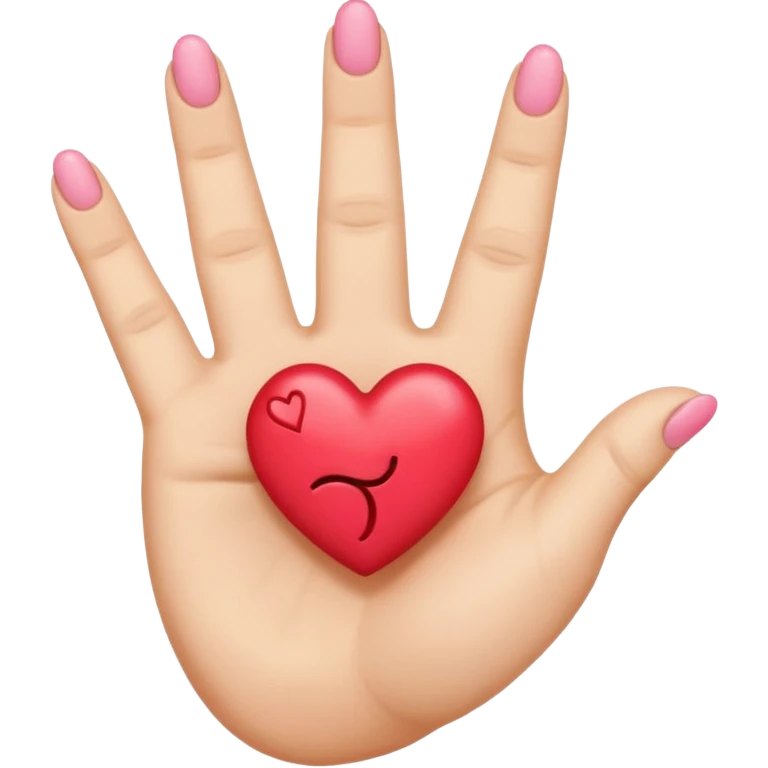 The emoji kiss with heart 😘, but adding three fingers in front of the mouth, the thump and pinky finger being bent emoji