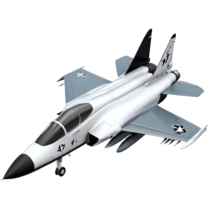 Jet Trainer - T-38 Talon - Northrop Grumman (Model Year: 2021) (Iconic colour: White and black) emoji
