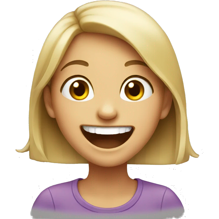 laughing girl emoji