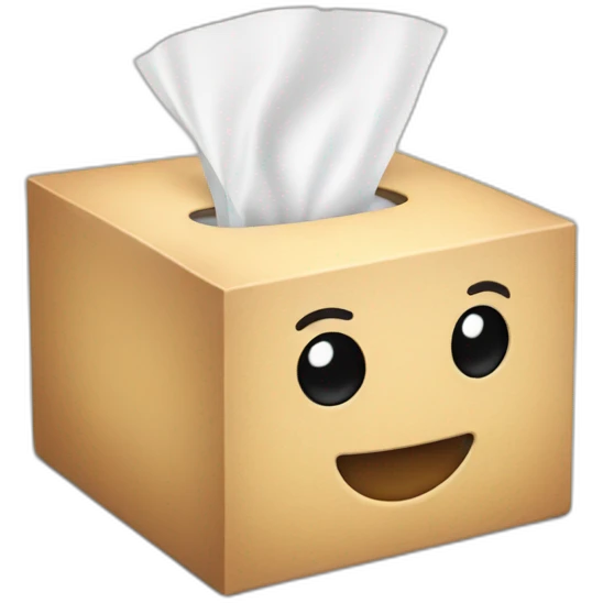 Tissue box emoji