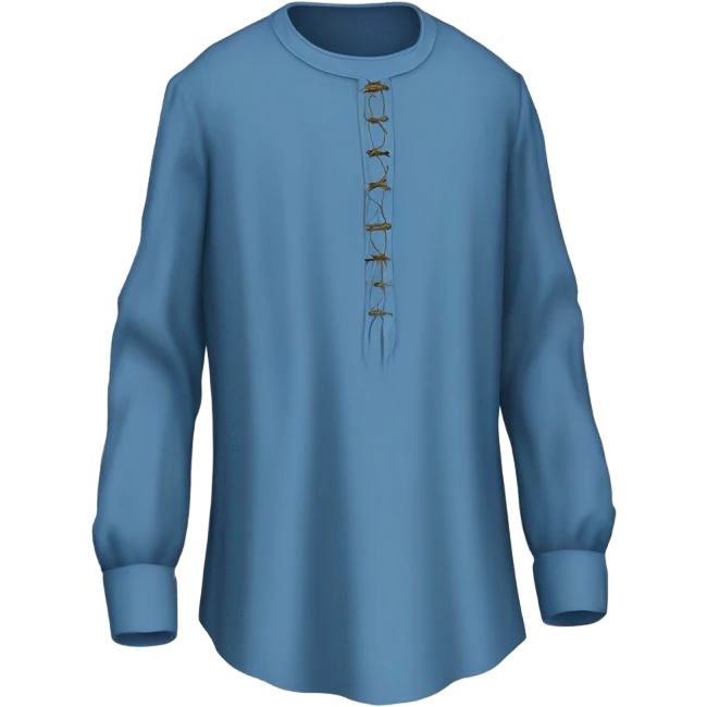 medieval shirt blue emoji