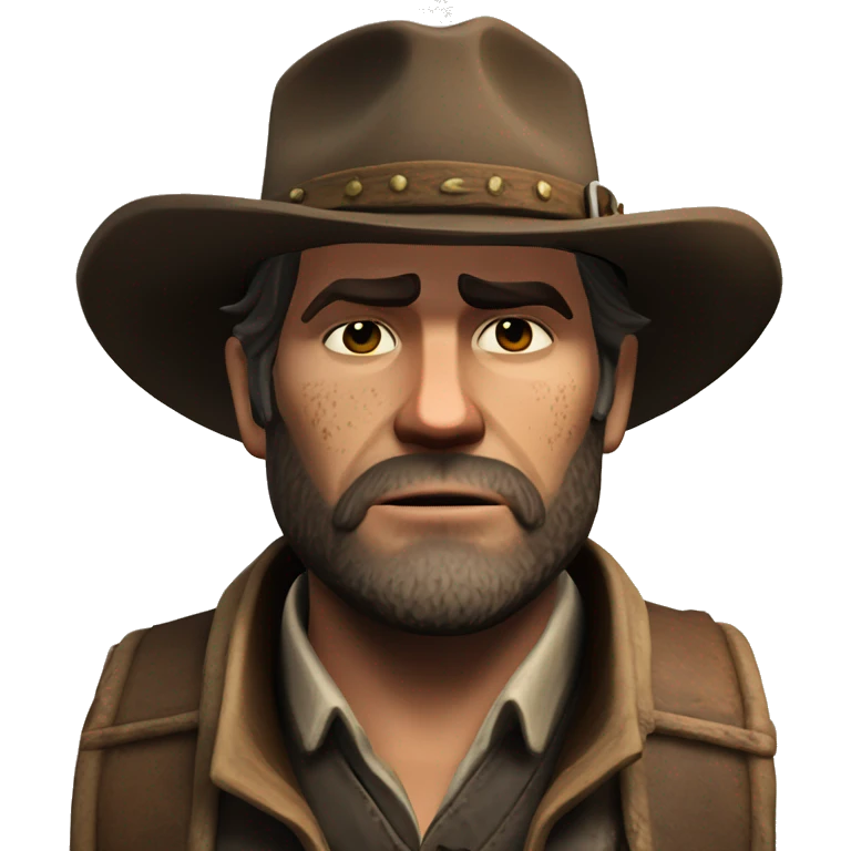 arthur morgan from red dead emoji