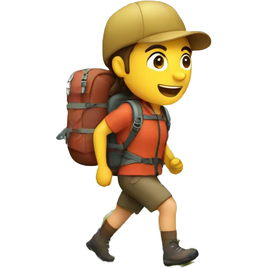 hiker emoji
