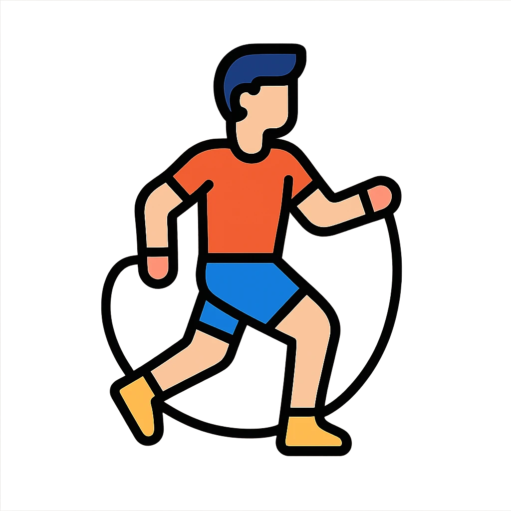 sportsman doing cardio exercises emoji