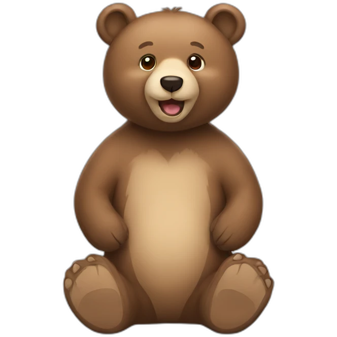 Special needs bear emoji