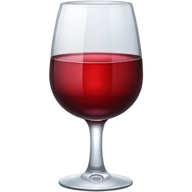 Shot glass of wine emoji