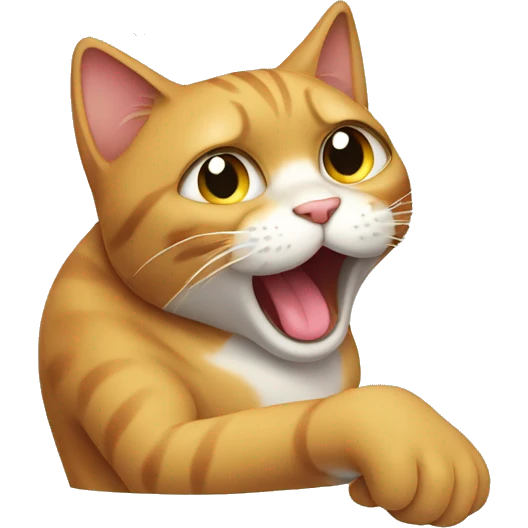 a cat smacking his head emoji