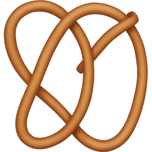 a simple rubber band  emoji