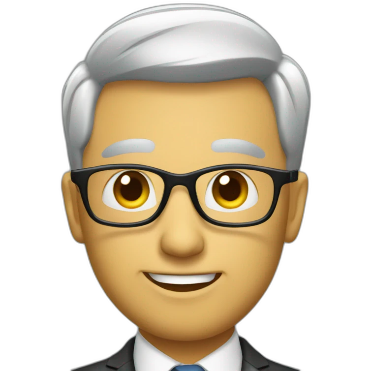 A business gentleman emoji