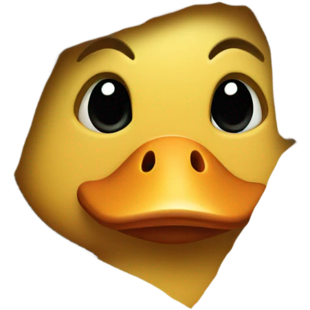 Ducking in blanket  emoji