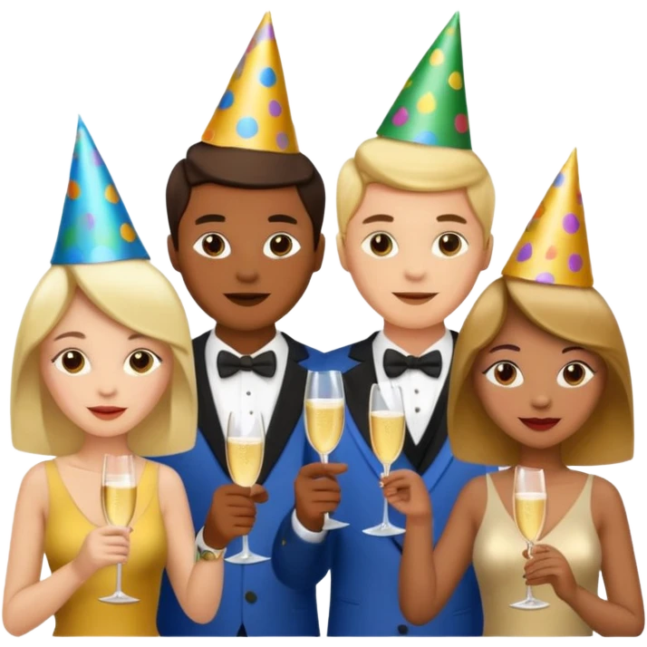 Red group peoples party emoji