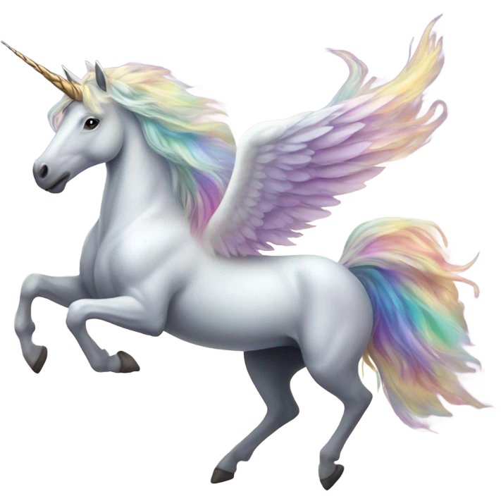 Flying unicorn emoji