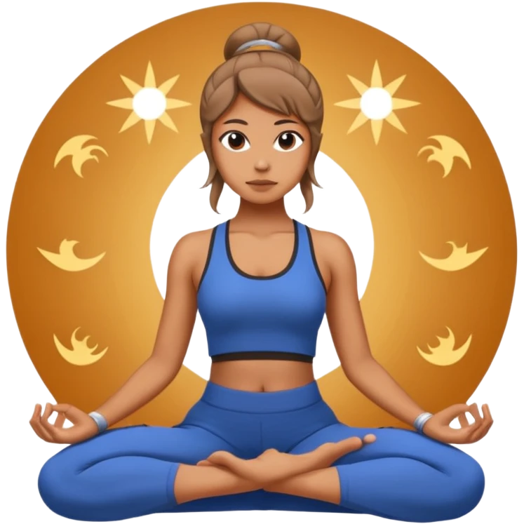 A 6 7 yoga Star Wars emoji