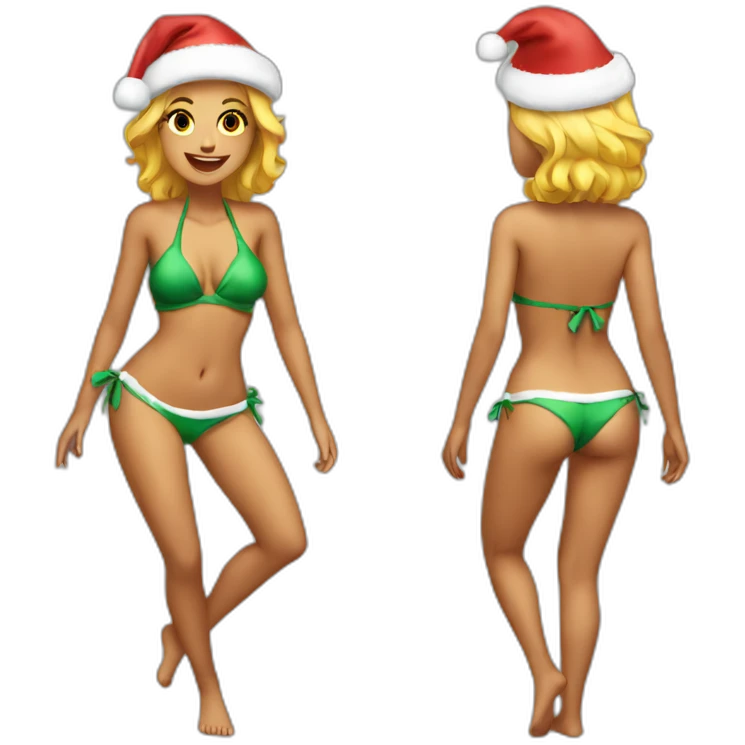 dancing-christmas-bikini-full-body emoji