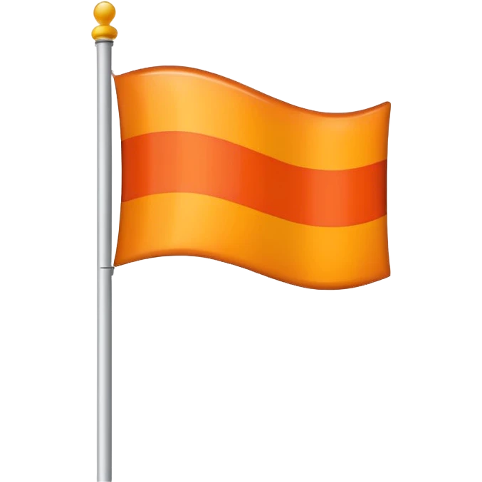 a flag with these colours: 🧡 emoji
