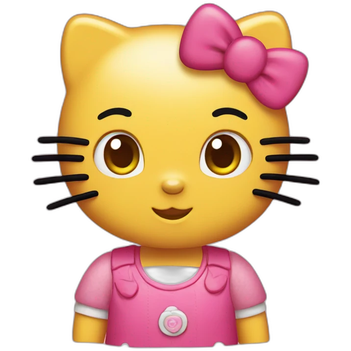 Hello kitty emoji