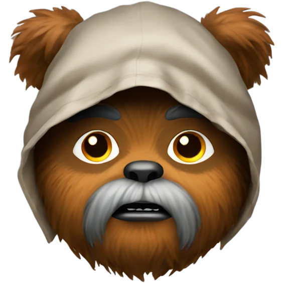 floating ewok head emoji