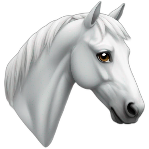 cavalo branco  emoji