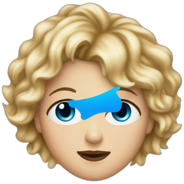 meg ryan with blue eyes emoji