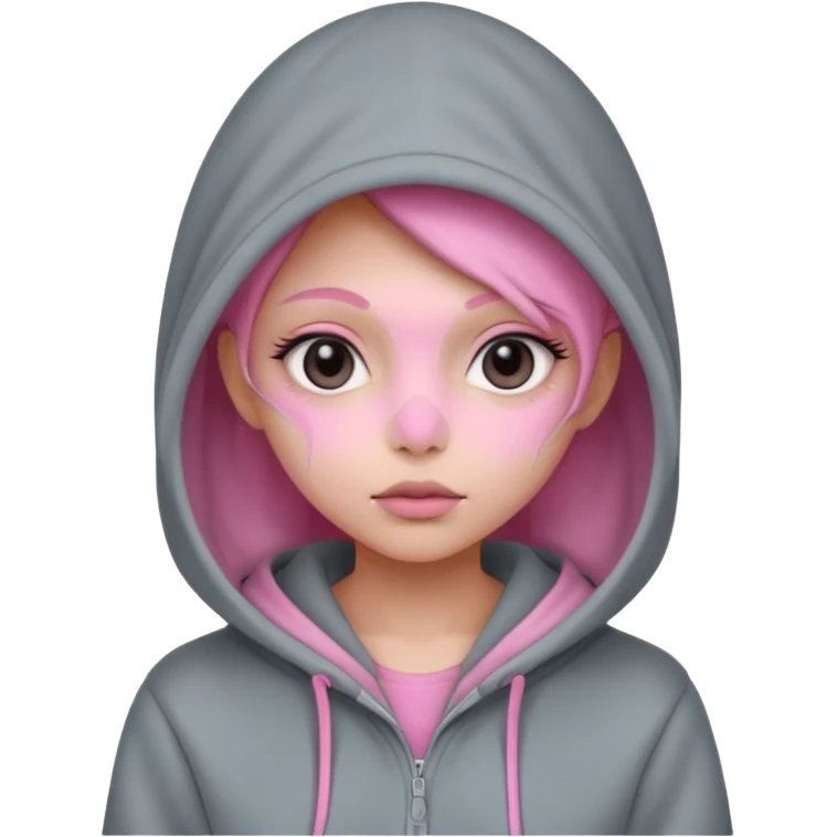PINK ALIEN GIRL WEARING HOODIES



















 emoji