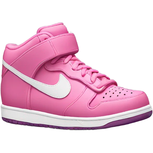 Nike pink shoes emoji