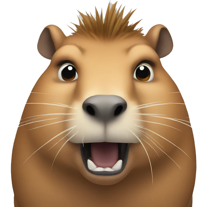 angry capybara emoji
