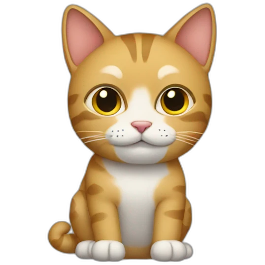 a cat coding emoji