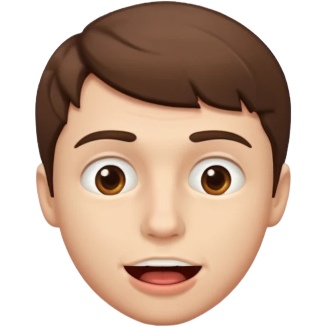 Male biting bottom lip emoji