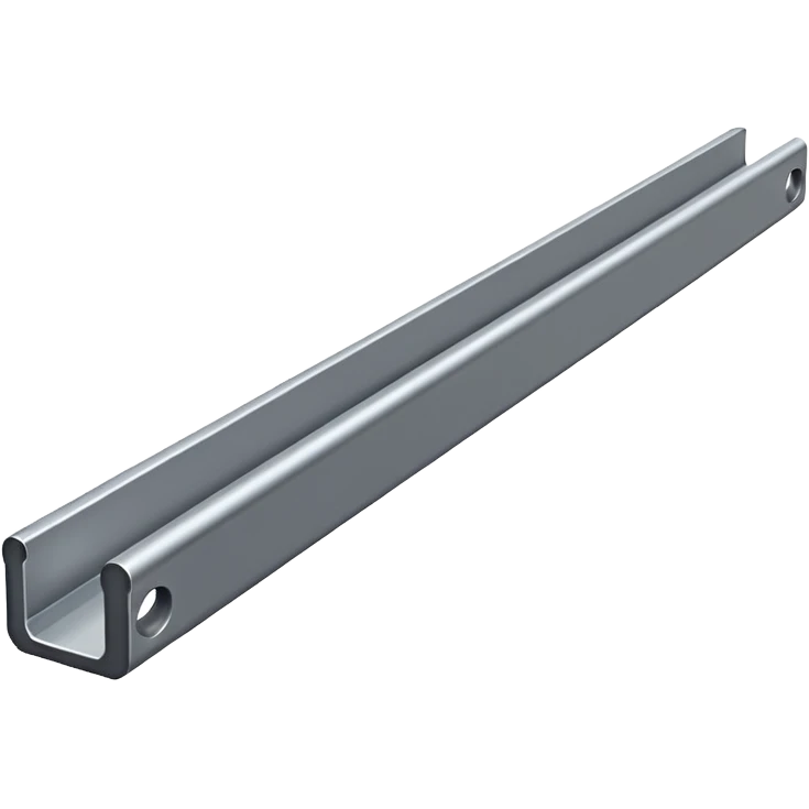 industrial metal beam, clean, no rust, as simple as possible emoji