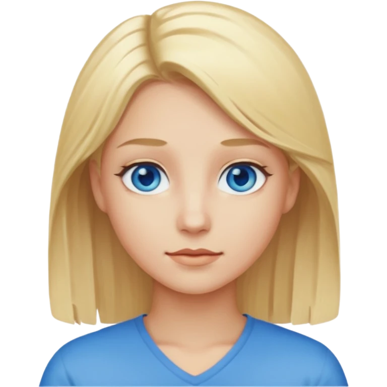 no head,blonde hair emoji