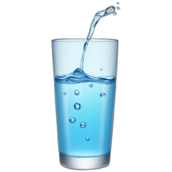 glass of water emoji